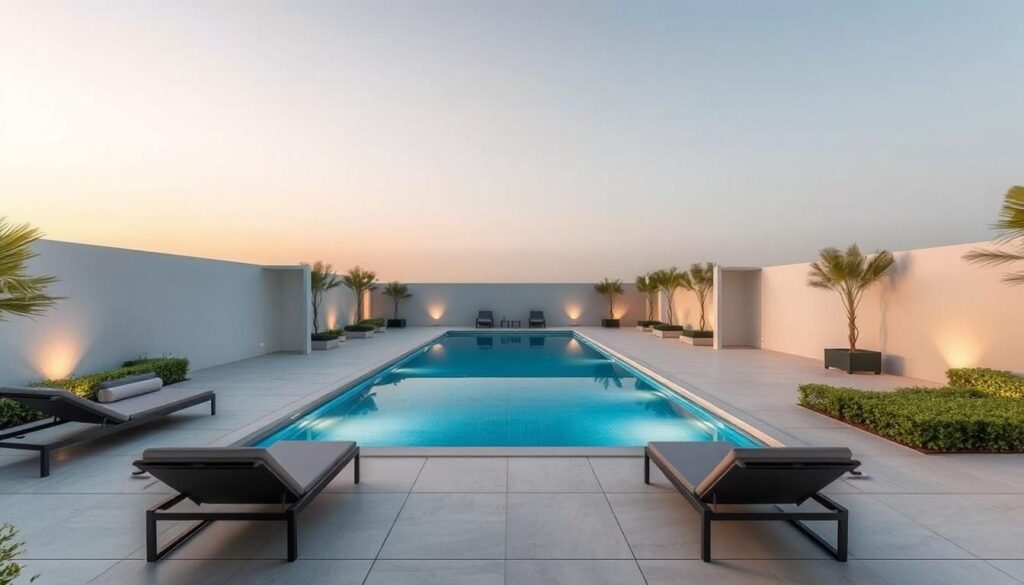 تصميم مسبح عصري الرياض